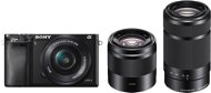 Sony Alpha Objektive 6000 schwarz + 16-50 mm + 55-210 mm + 50 mm F1.8 - Digitalkamera