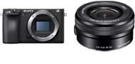 Sony Alpha A6400 + E PZ 16–50 mm f/3,5–5,6 OSS černý - Digitální fotoaparát