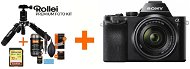 Sony Alpha A7 + objektív 28 – 70 mm + Rollei Premium Starter Kit - Digitálny fotoaparát