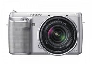 Sony NEX F3 + objektiv 18-55mm, stříbrný - Digitální fotoaparát