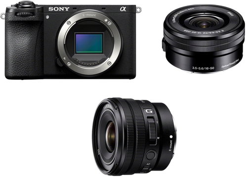 Sony Alpha A6700 + E PZ 16–50 mm f/3,5–5,6 + E PZ 10-20mm F4 G - Set - Main image