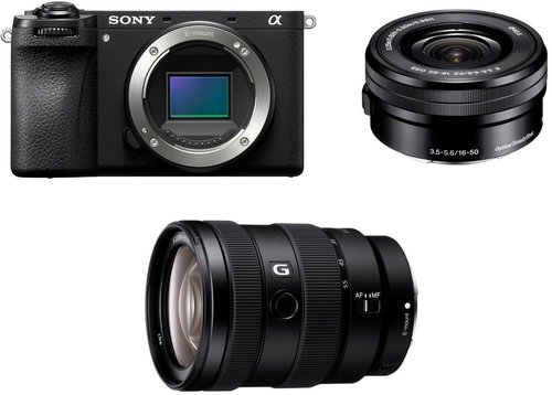 Sony Alpha A6700 + E PZ 16–50 mm f/3,5–5,6 + E 16-55mm f/2.8 G - Set - Main image