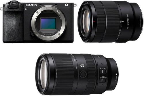 Sony Alpha A6700 + E 18-135mm f/3.5-5.6 + E 70-350mm f/4.5-6.3 G OSS Main image Sony Alpha A6700 + E 18-135mm f/3.5-5.6 + E 70-350mm f/4.5-6.3 G OSS - Set - Main image