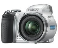Sony CyberShot DSC-H5/S stříbrný (silver), CCD 7 Mpx, 12x zoom, 3" LCD, 2x AA, MS DUO, stabilizátor - Digital Camera