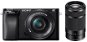Sony Alpha A6100 Schwarz + E PZ 16–50 mm f/3,5–5,6 OSS + E 55–210 mm f/4,5–6,3 OSS - Digitalkamera