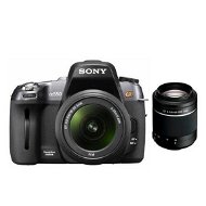 SONY DSLR-A550 black + objectives 18-55mm, 55-200mm - Digitale Spiegelreflexkamera