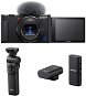 Sony ZV-1 + Grip GP-VPT2BT + Mikrofón ECM-W2BT - Digitálny fotoaparát