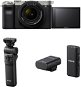 Sony Alpha A7C + FE 28-60mm silver + GP-VPT2BT Grip + ECM-W2BT Microphone - Digital Camera