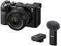 Sony Alpha A7C + FE 28-60mm black + ECM-W2BT Microphone - Digital Camera