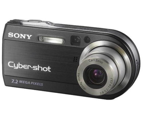 Sony CyberShot DSC-P150/B - černý, 7.41 mil. bodů, optický / smart zoom 3x / až 12x - Digital Camera - Main image