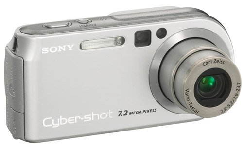 Sony CyberShot DSC-P200/S, CCD 7 Mpx, 3x zoom, 2" LCD, Li-Ion, MS - Digital Camera - Main image