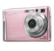 Sony CyberShot DSC-W80P růžový (pink), CCD 7.2 Mpx, 3x zoom Carl Zeiss, 2.5" LCD, Li-Ion, MS DUO, st - Digital Camera