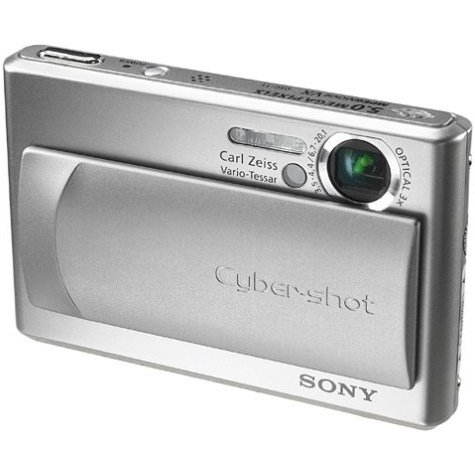 Sony CyberShot DSC-T1, 5.24 mil. bodů, optický / digitální zoom 3x / až 6x - Digital Camera - Main image