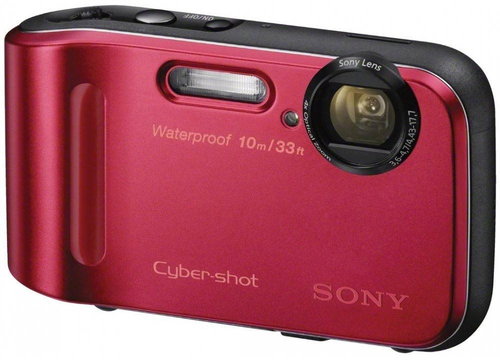 Sony CyberShot DSC-TF1R red - Digital Camera - Main image