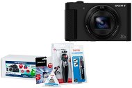 Sony CyberShot DSC-HX80 Black + Alza Photo Starter Kit 32GB - Digital Camera