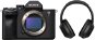 Sony Alpha A7 IV + Sony Hi-Res WH-1000XM4 - Digitálny fotoaparát