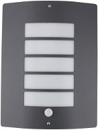 Avide Morro 1× E27 IP44 pir sensor, antracit - Lampa na stenu