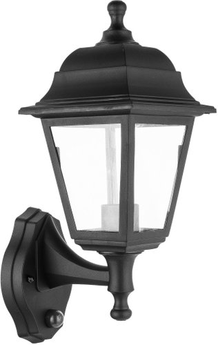 Avide Blake-U 1×E27 IP44, pir sensor, black - Wall Lamp - Main image