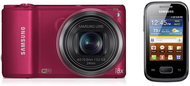 Samsung WB250F red + telefon S5300 - Digital Camera
