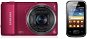 Samsung WB250F red + telefon S5300 - Digital Camera