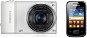 Samsung WB250F white + telefon S5300 - Digital Camera