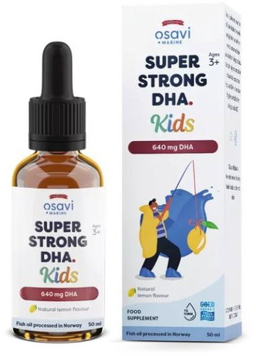 Osavi Super Strong DHA Kids, 640 mg DHA, lemon 50 ml - Dietary Supplement - Main image