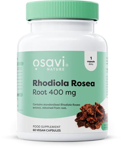 Osavi Rhodiola Rosea Root 400 mg 60 vegan capsules - Dietary Supplement - Main image