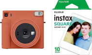 Instant Camera Fujifilm Instax Square SQ1 Orange + 10x Photo Paper - Instantní fotoaparát