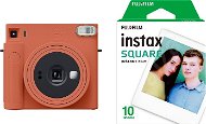 Fujifilm instax Square SQ1 oranžový + 10x fotopapír - Instantní fotoaparát