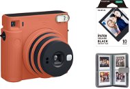 FujiFilm Instax SQ1 narancssárga Big bundle - Instant fényképezőgép