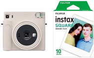 Fujifilm Instax Square SQ1 White + 10x Photo Paper - Instant Camera