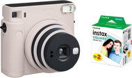 FujiFilm Instax Square SQ1 White + Square film 2x10 - Instant Camera