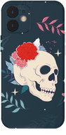 Skull with flowers 3 cover for iphone 7/8/X/XS/XR/11/12/SE Phone type: X/XS - Phone Cover
