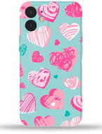 Pink heart KRYT PRO IPHONE 7/8/X/XS/XR/11/12/SE type: 12 PRO - Phone Cover