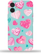 Pink heart KRYT PRO IPHONE 7/8/X/XS/XR/11/12/SE type: 7/8/SE 2020 - Phone Cover