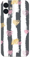 Striped heart KRYT PRO IPHONE 7/8/X/XS/XR/11/12/SE type: 12 PRO - Phone Cover
