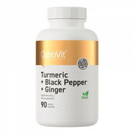 OstroVit Turmeric + black pepper + ginger, 90 tablets - Curcumin