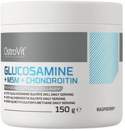 OstroVit Glucosamine + MSM + Chondroitin, Raspberry, 150 g - Dietary Supplement
