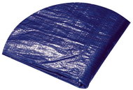Cover sheet round blue silver, diameter 6 - 6,5 m, 120 g/m2 - Tarp Cover