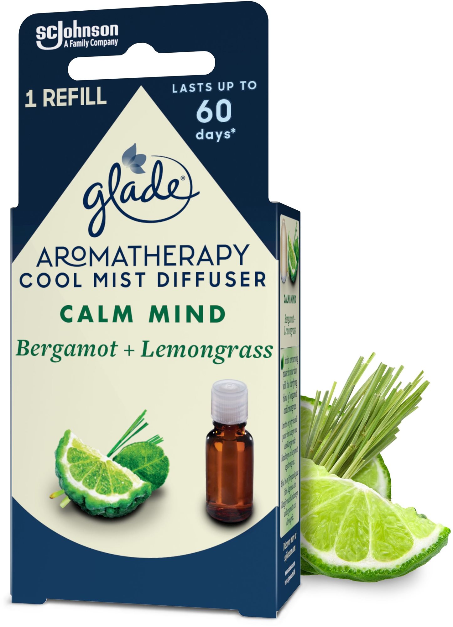 GLADE Aromatherapy Cool Mist Diffuser Calm Mind utántöltő 17,4 ml