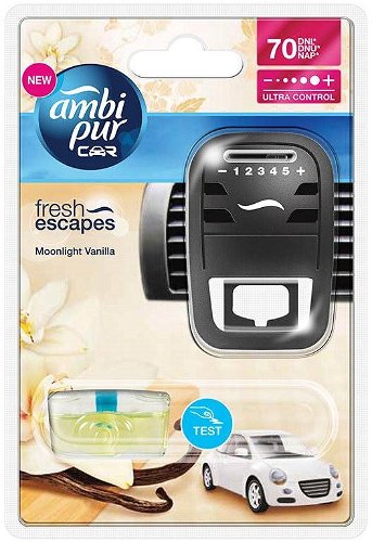 Ambi Pur - Moonlight Vanilla Car Air Freshener Set