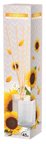 BISPOL aroma diffuser sunflower 45 ml - Reed Diffuser - Main image