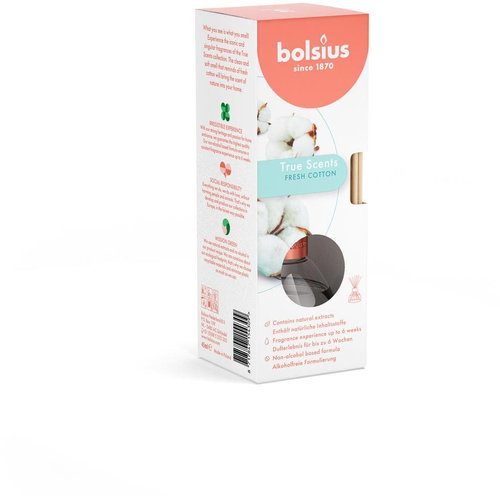 BOLSIUS True Scents Diffuser Fresh Cotton 45 ml - Incense Sticks - Main image