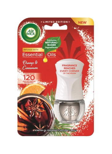AIR WICK Electric Szett Fahéj és narancs 19 ml Fő fotó AIR WICK Electric Szett Fahéj és narancs 19 ml - Légfrissítő - Fő fotó