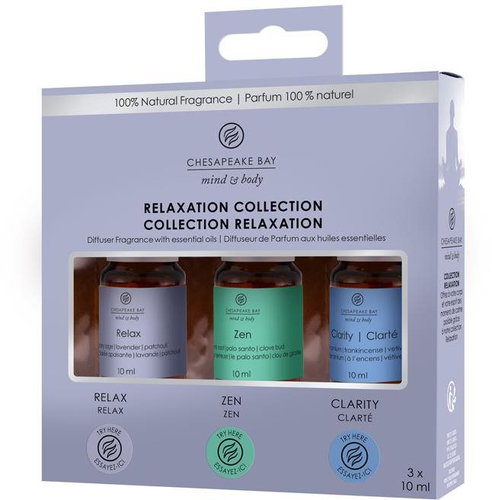 CHESAPEAKE BAY IIllóolaj Relaxation 3×10 ml - Illóolaj szett - Fő fotó