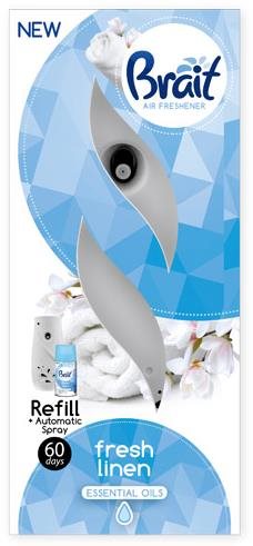 BRAIT Automatic Fresh linen set 250 ml - Air Freshener - Main image