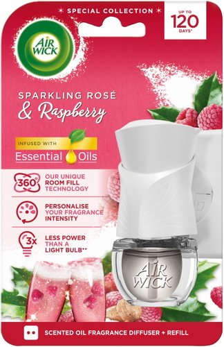 AIR WICK Electric set Pink sparkling wine and raspberries 19 ml Main image AIR WICK Electric set Pink sparkling wine and raspberries 19 ml - Air Freshener - Main image