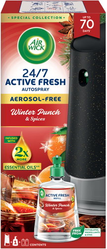 AIR WICK Active Fresh Automatic Winter Punch 228 ml - Air Freshener - Main image