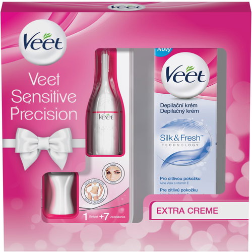 VEET Sensitive Precision Beauty Styler + Hair Removal Cream Sensitive Skin 100ml - Cosmetic Gift Set - Main image