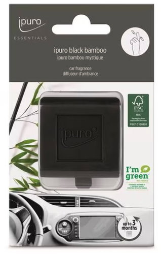 IPURO Essentials Black Bamboo - Car Air Freshener - Main image